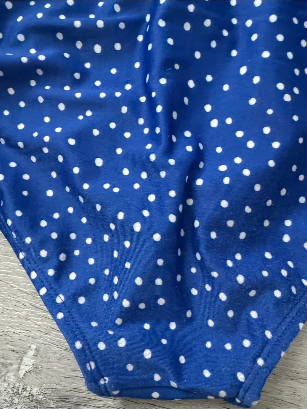 Cat & Jack Girls' Navy Floral & Polka Dot One-Piece Swimsuit w/Peek a Boo Sides